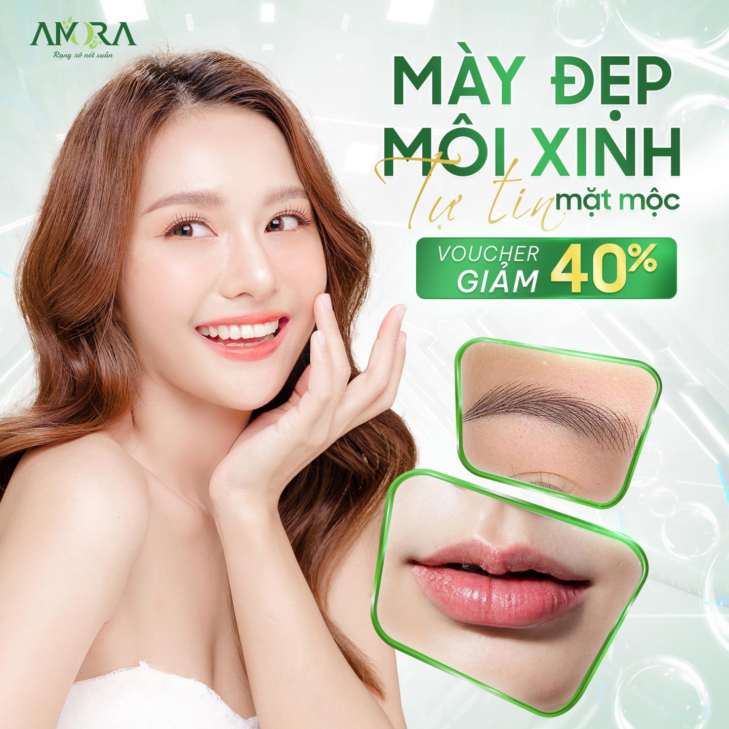 Mày đẹp môi xinh - Tự tin mặt mộc